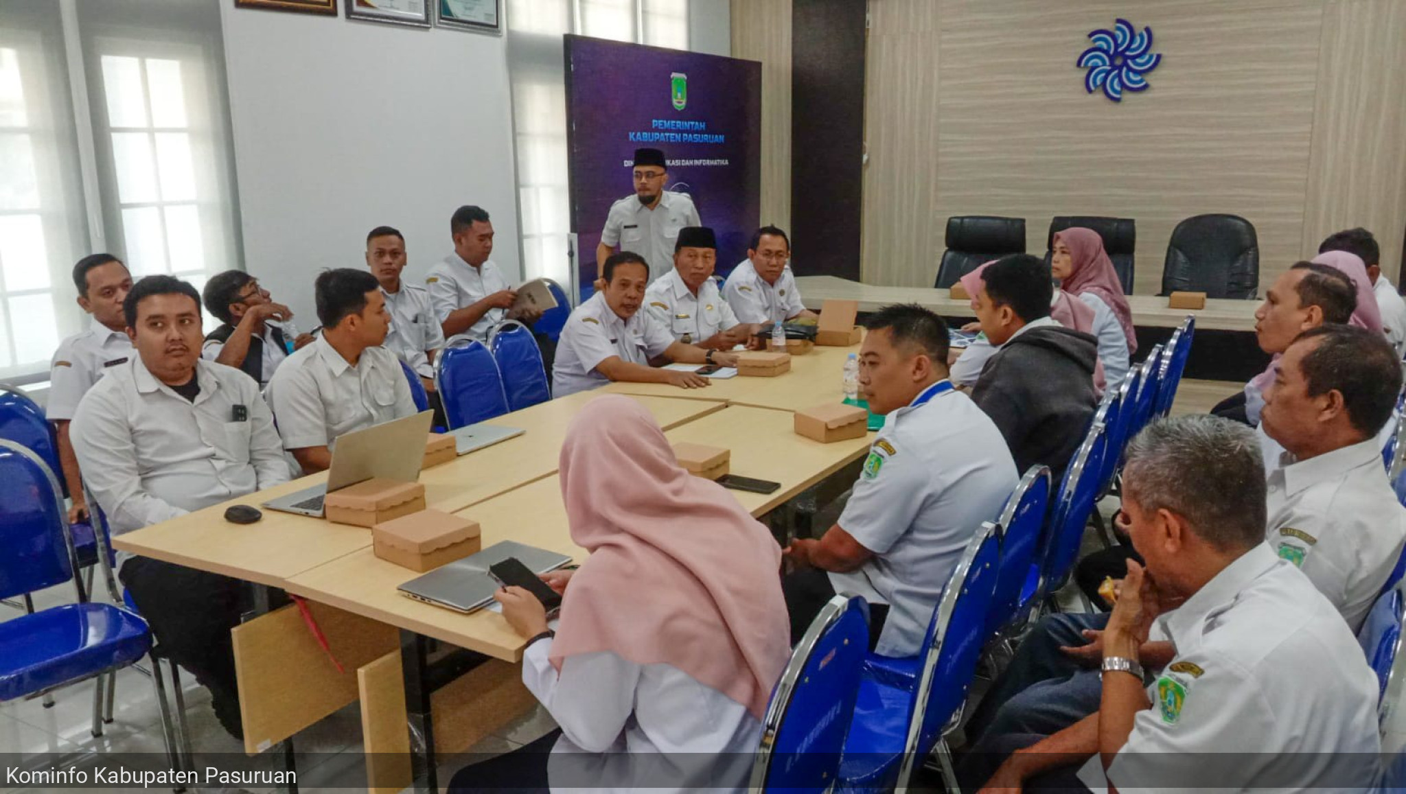 Dinas Kominfo Kabupaten Pasuruan Gelar Rapat Persiapan Uji Coba Kelayakan Teknik Aplikasi "Desa Digital"